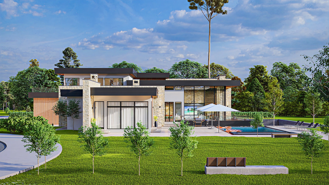 Architekturleistungen für luxuriöse Wohnhäuser
